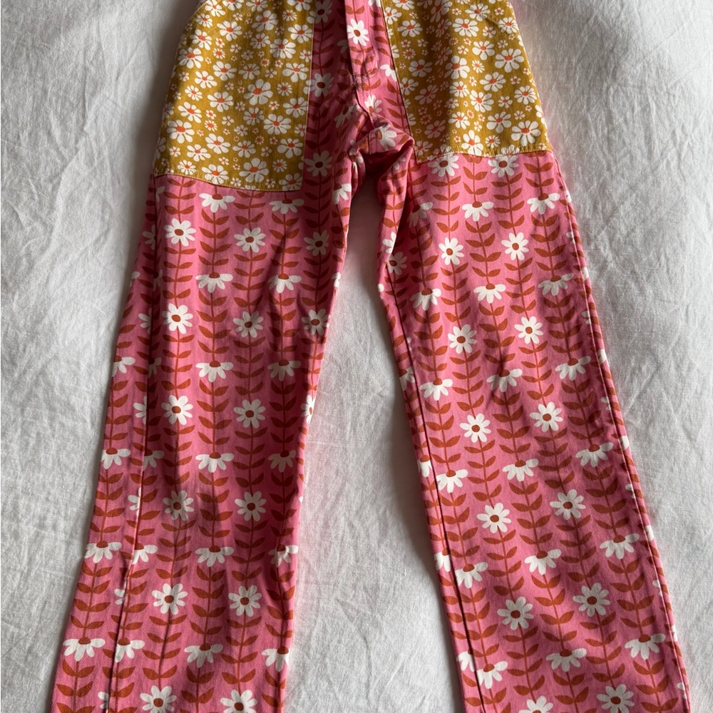 Big Bud Press Work Pants - Pink and Yellow Floral